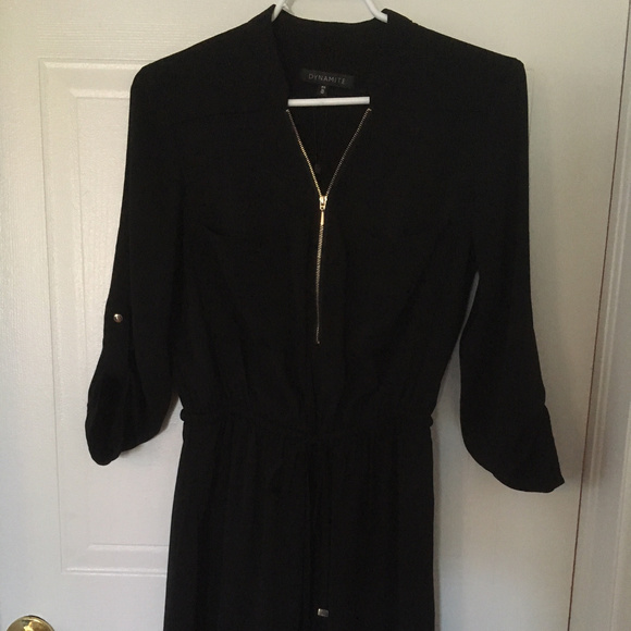 Dynamite - Black dress - Long sleeves - Picture 1 of 2
